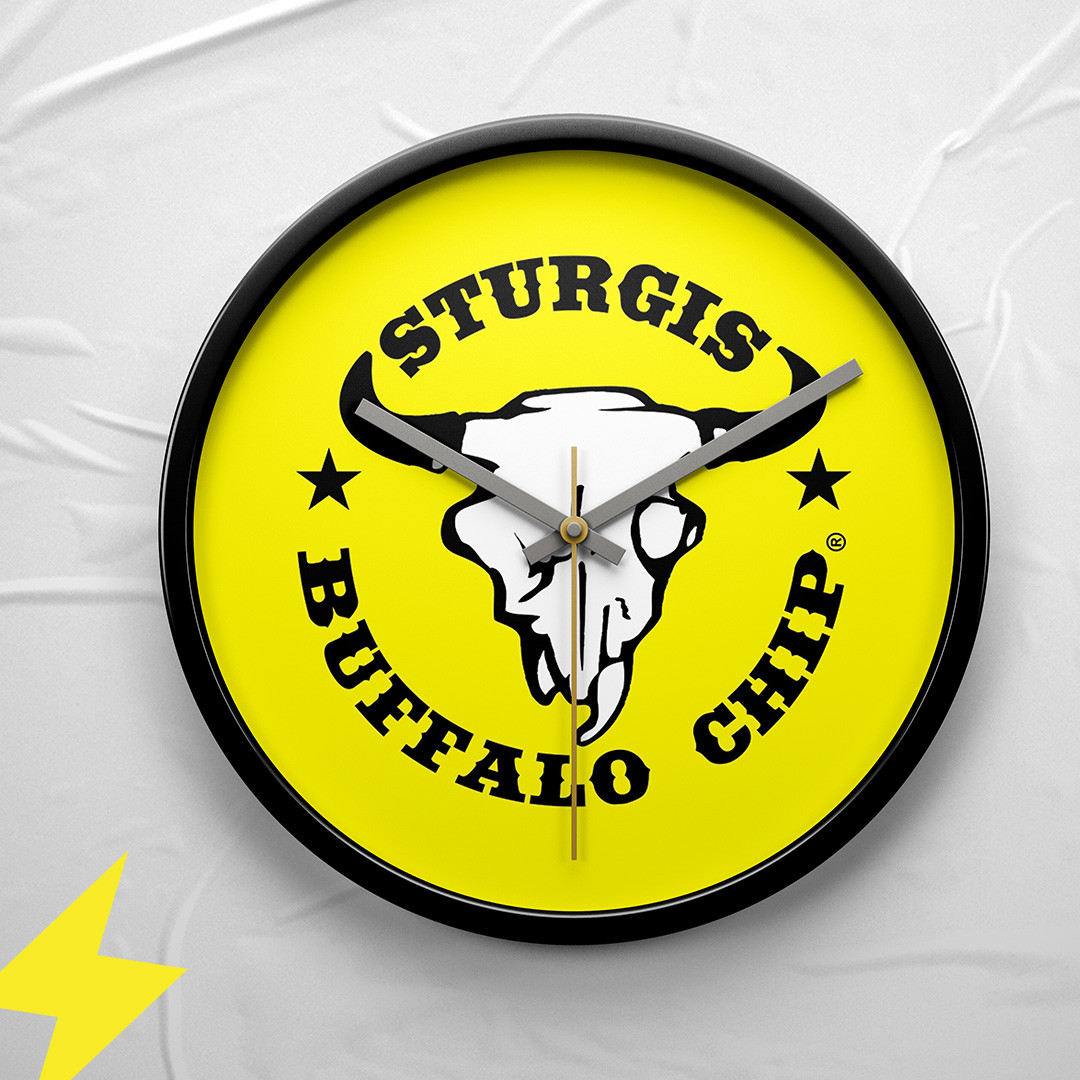 Buffalo Chip Clock